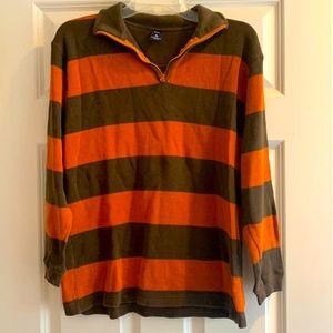 Boys GAP Striped Sweater with zip neck -- XL (12)